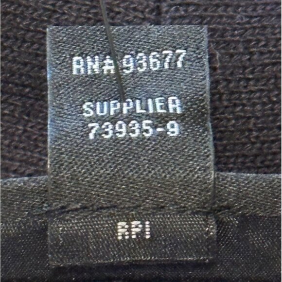 Women's a.n.a. A New Approach Open Black Knit Top Rayon Blend Size XS (NWT) - Picture 10 of 16